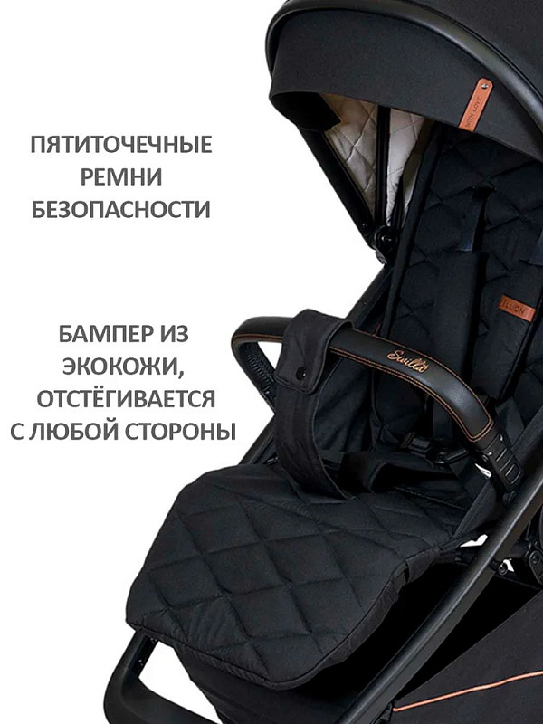Детская прогулочная коляска Sevillababy Ellion черный