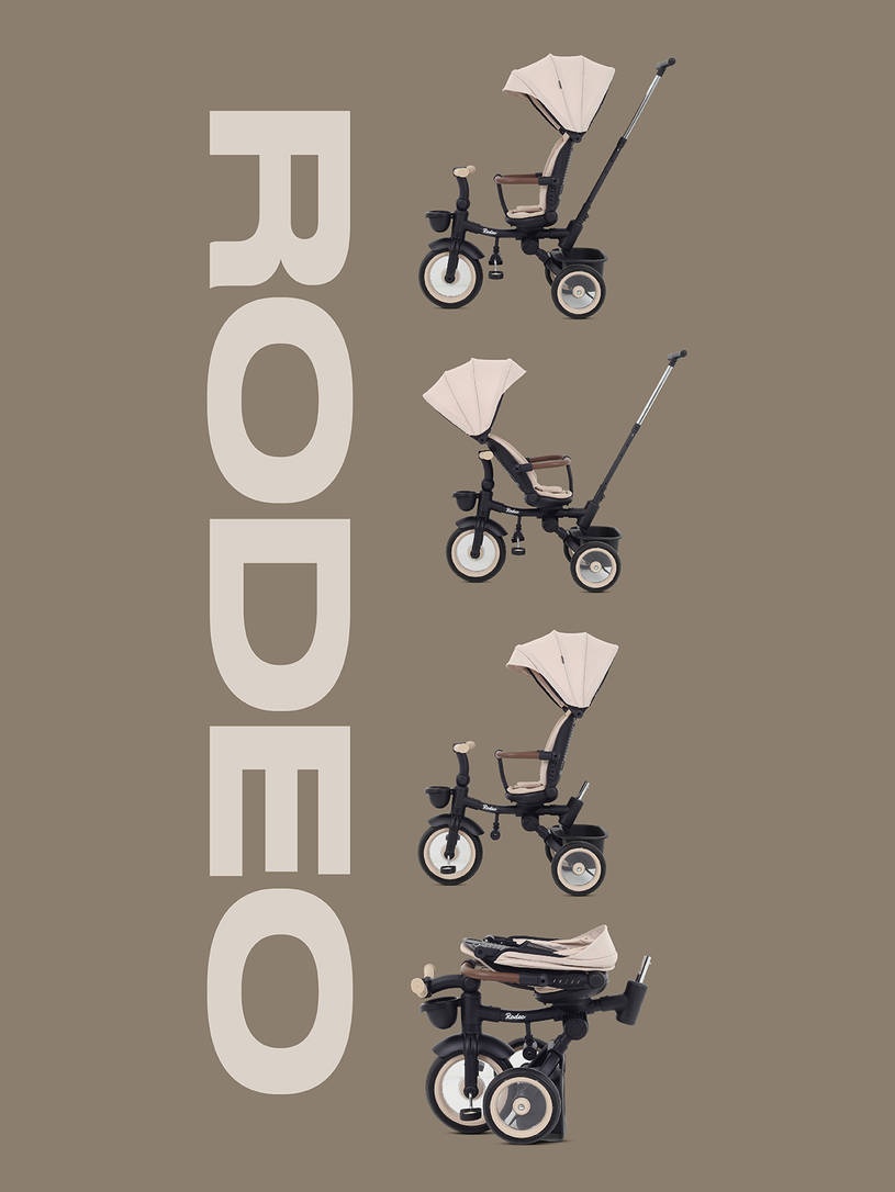 Велосипед 3-х колесный Mowbaby Rodeo Beige