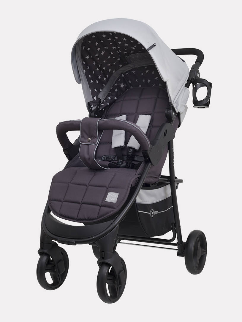Коляска прогулочная Rant Kira Star Soft Grey. Цвет: Серый