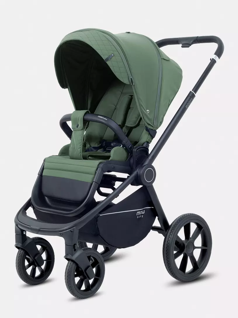 Коляска 3 в 1 Mowbaby Zoom PU Olive