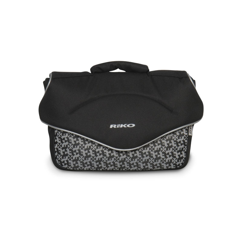 Коляска 3 в 1 Riko Bruno Silver 31 черный