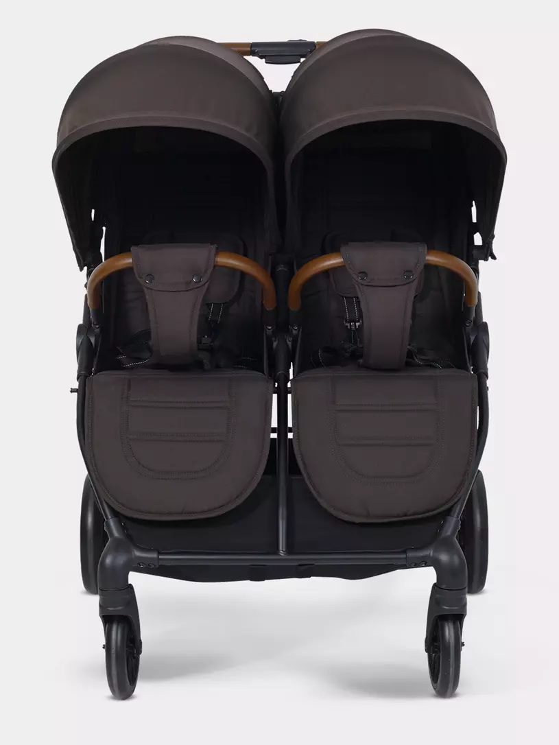 Коляска прогулочная для двойни Rant Twinny Chocolate 2025