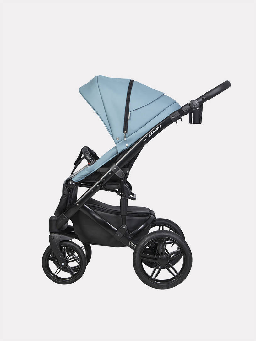 Коляска 3 в 1 Riko Sigma Pro Сrystal blue