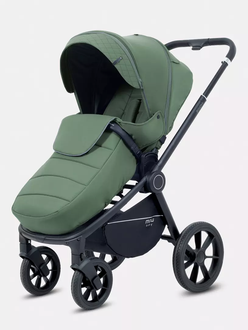 Коляска 3 в 1 Mowbaby Zoom PU Olive