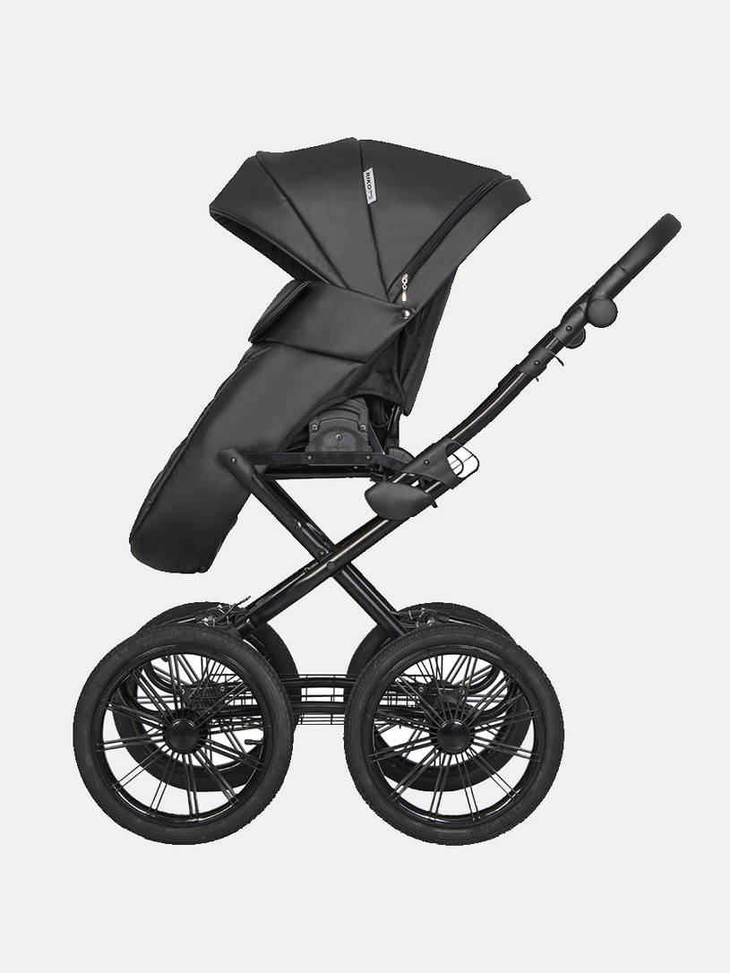 Коляска 2 в 1 Riko Basic Ozon Prestige 06 черный