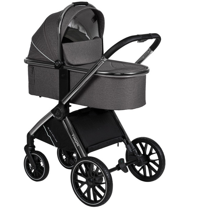 Детская коляска Sevillababy Tinum 2 в 1 Dk.Grey/темно-серый