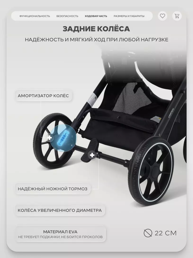 Коляска прогулочная Rant Basic Vortex Titan