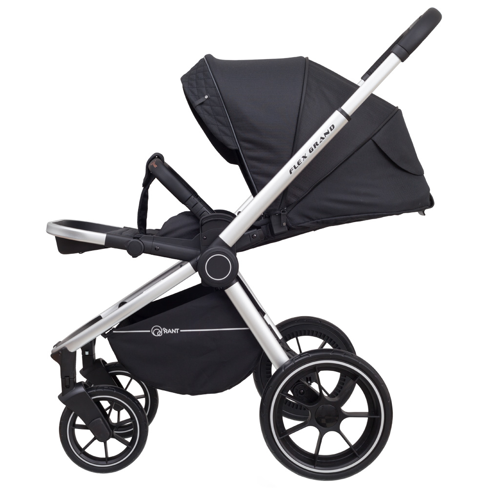 Коляска 3 в 1 Rant Flex Grand Midnight Black черный