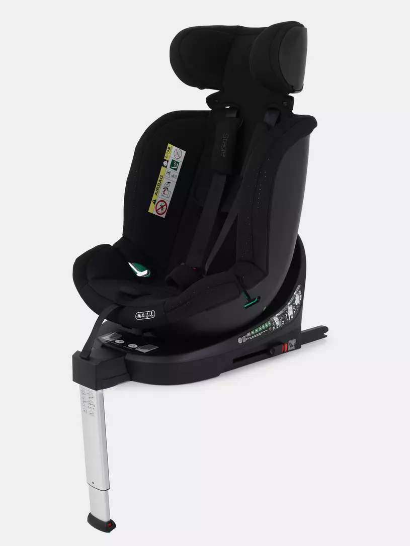 Автокресло Mowbaby Stage isofix (40-150 см) 0-36 кг Black