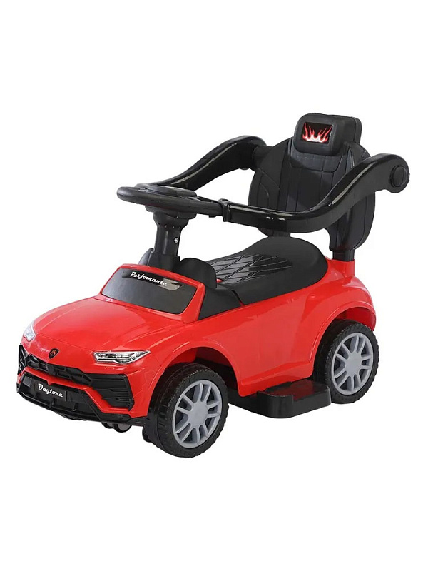 Детская каталка Sevillababy Daytona SL 3 в 1 с ручкой 2068-A red/красный
