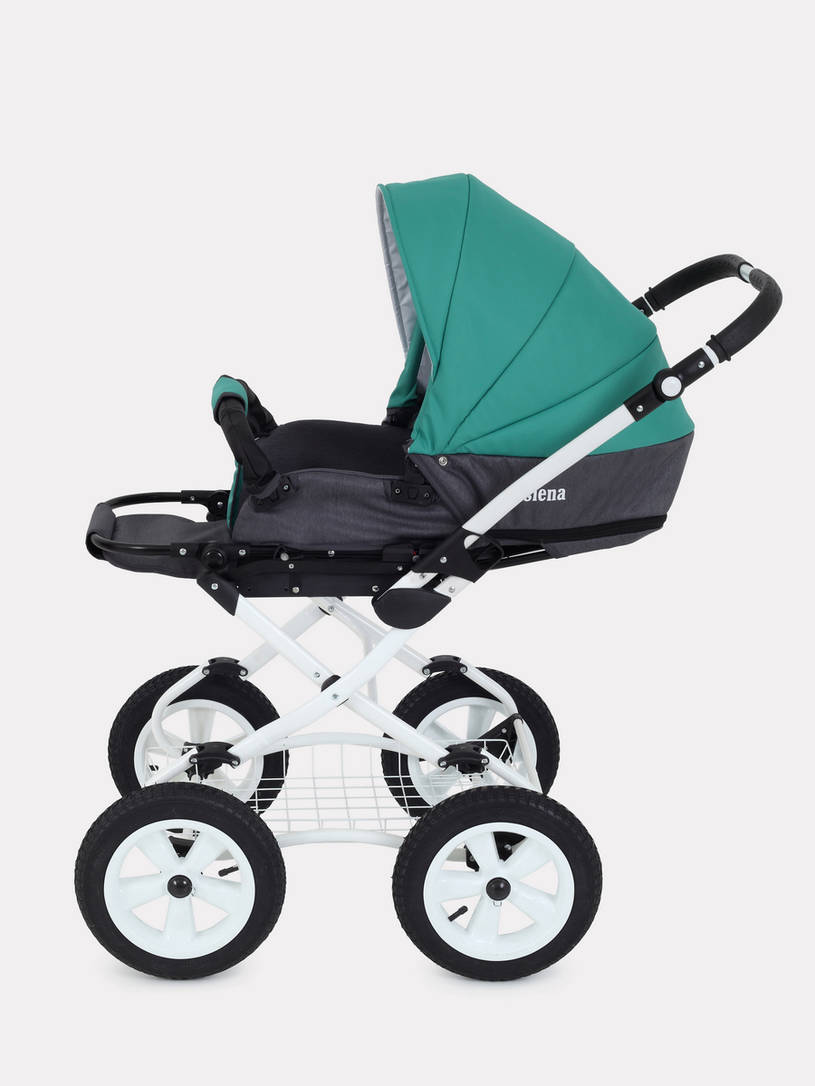 Коляска 2 в 1 Rant Siena Classic 11 серый-темно-зеленый