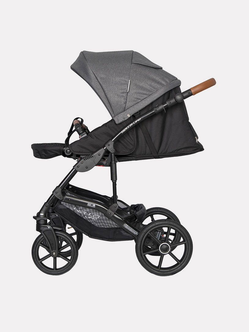 Коляска 2 в 1 Riko Basic Bella Life 06 anthracite