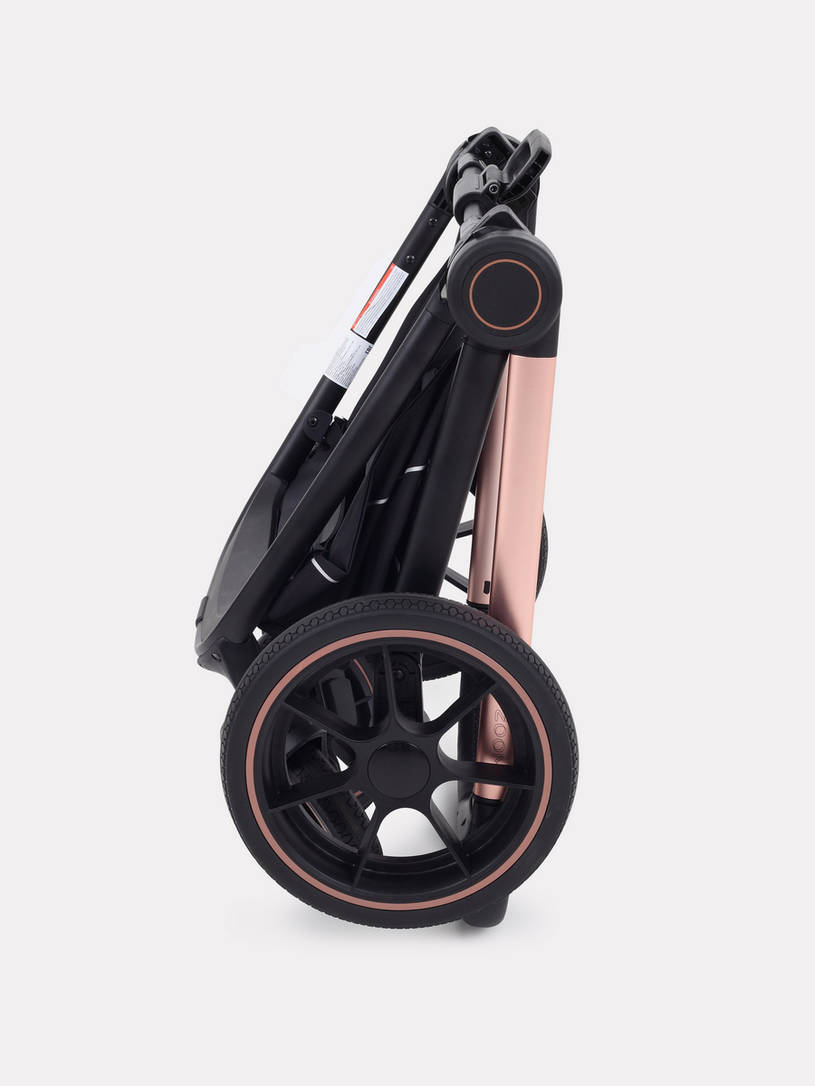 Коляска 2 в 1 MOWBaby ZOOM PU RA086 Gold Grey