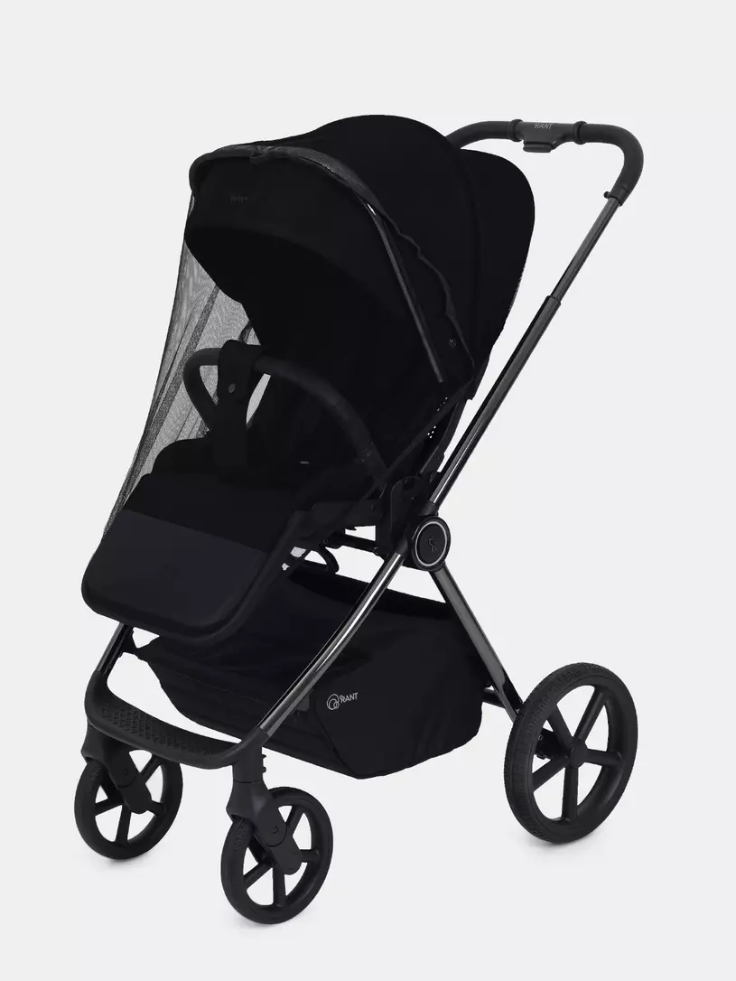 Коляска 2 в 1 Rant Teo Black Chrome Black