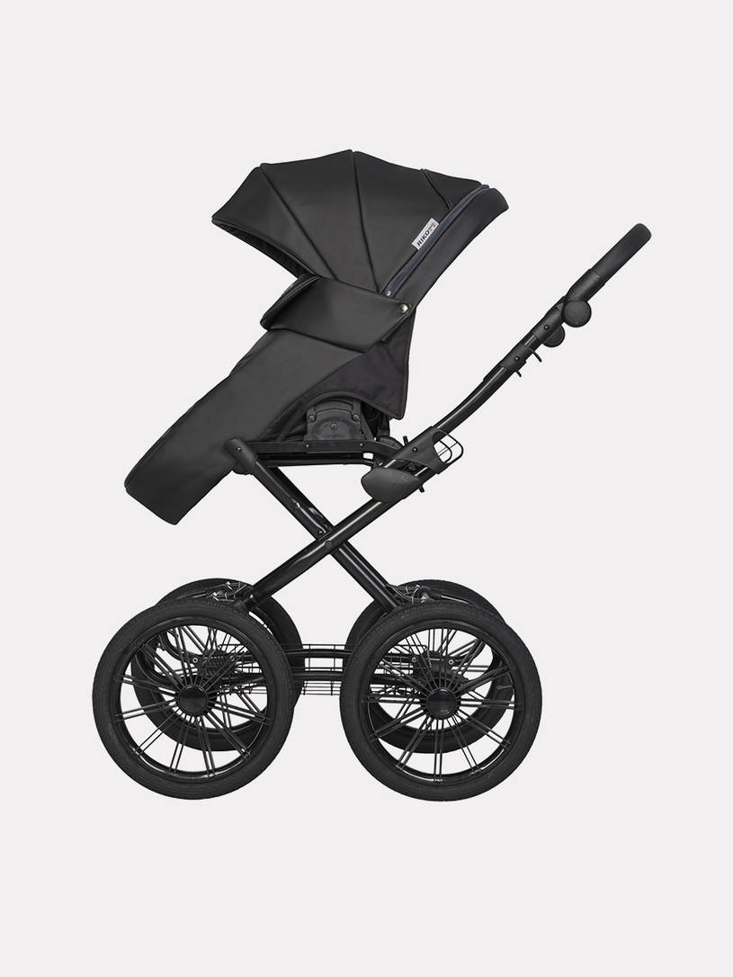 Коляска 2 в 1 Riko Basic Aicon Ecco Prestige 01 черный