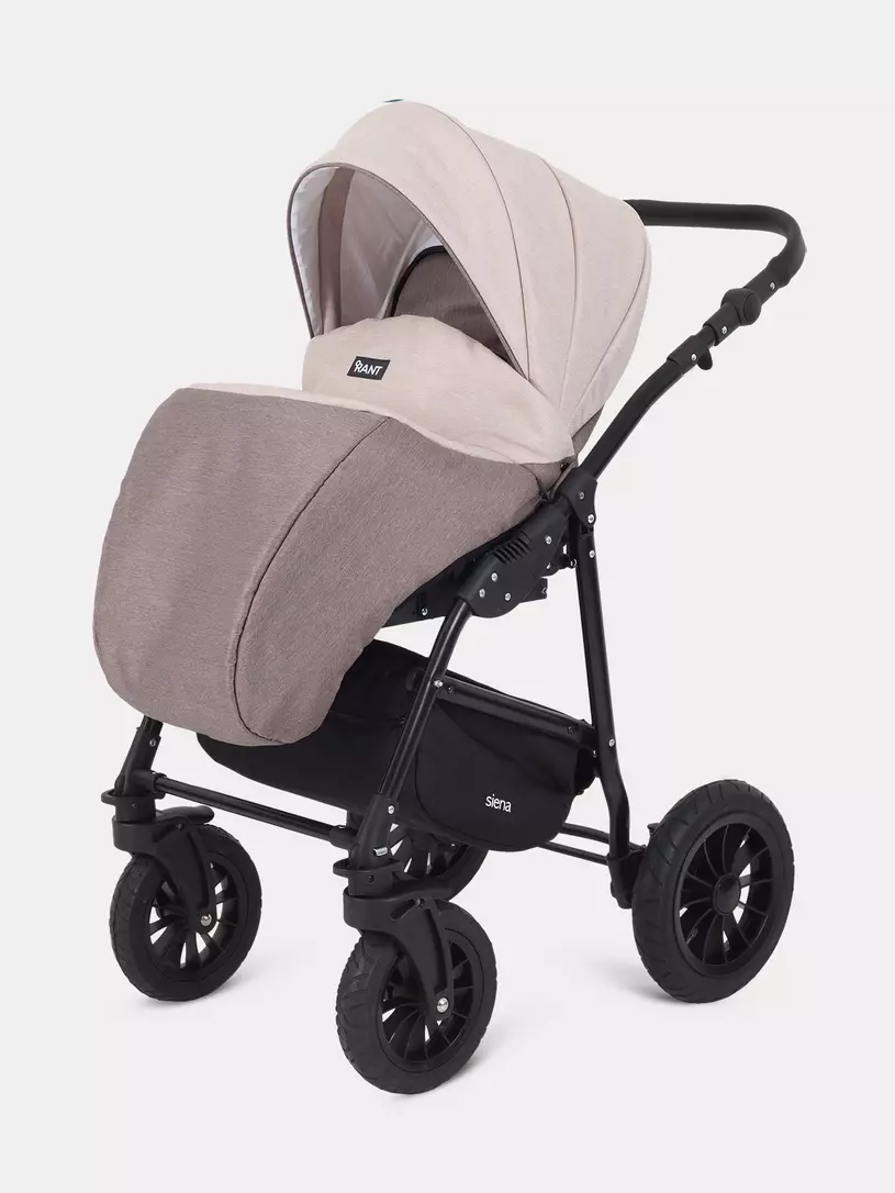 Коляска 3 в 1 Rant Siena 2024 09 коричневый-бежевый