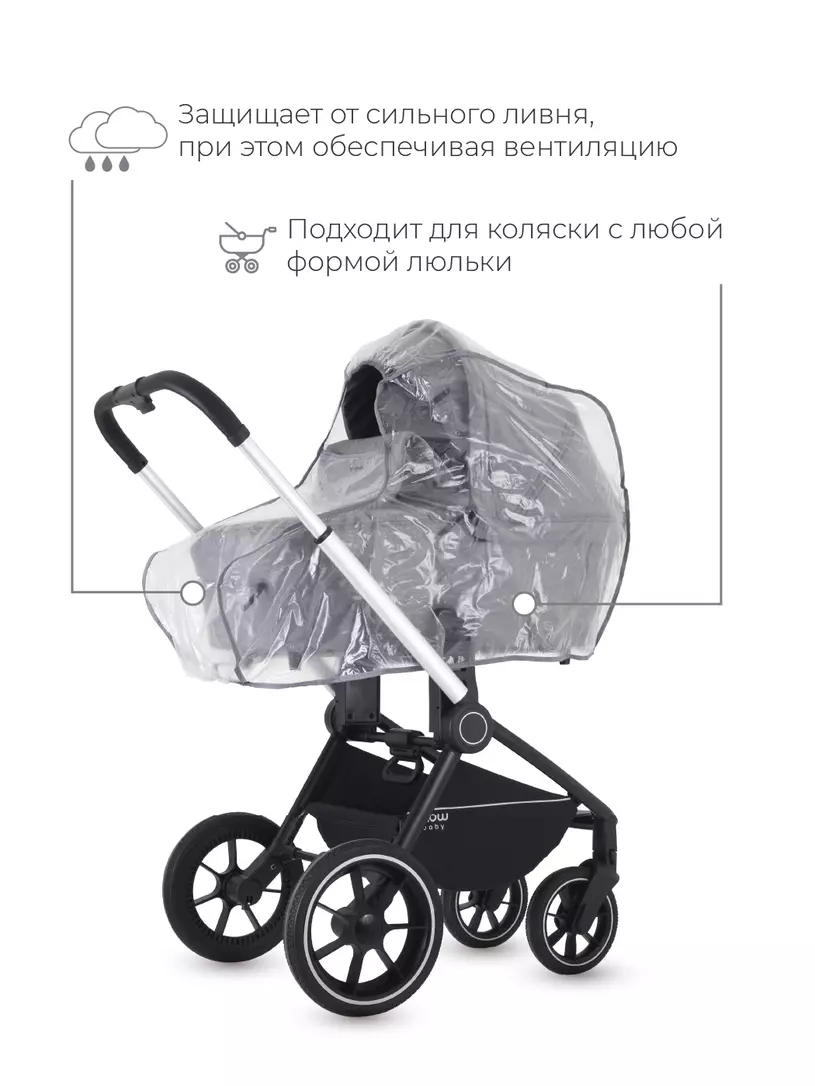 Дождевик / чехол на люльку (классика)