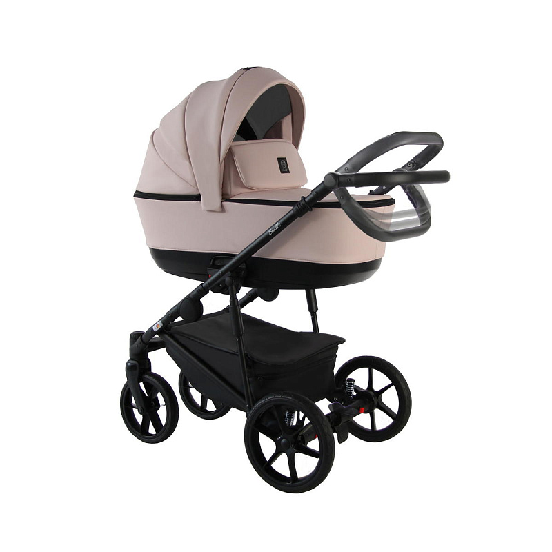 Детская коляска Sevillababy Tisso 2 в 1 пудровый экокожа