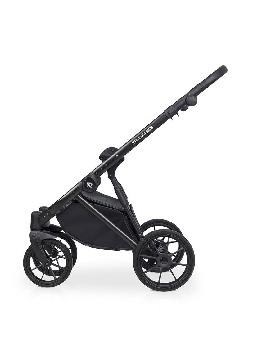 Коляска 2 в 1 Riko Brano Pro, 01 Anthracite