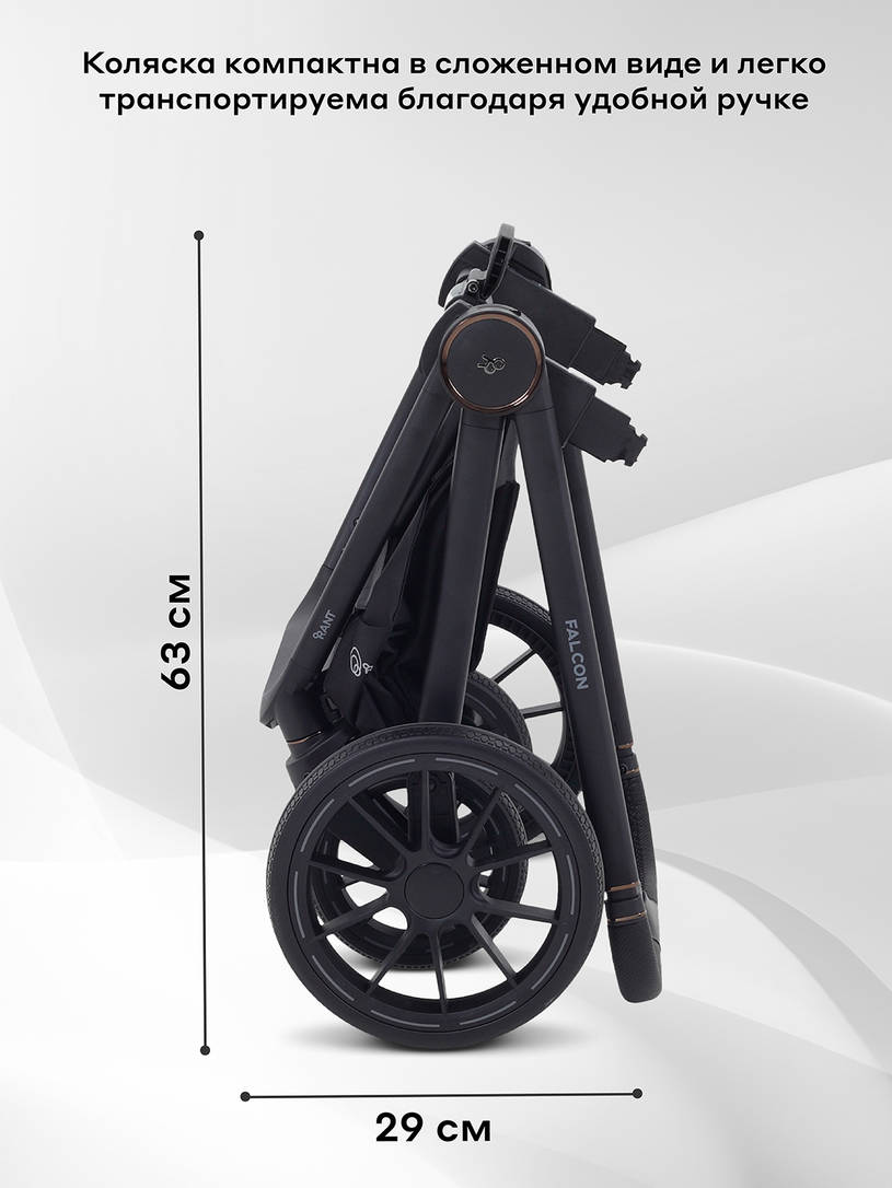 Коляска 2 в 1 Rant Falcon Neo Graphite