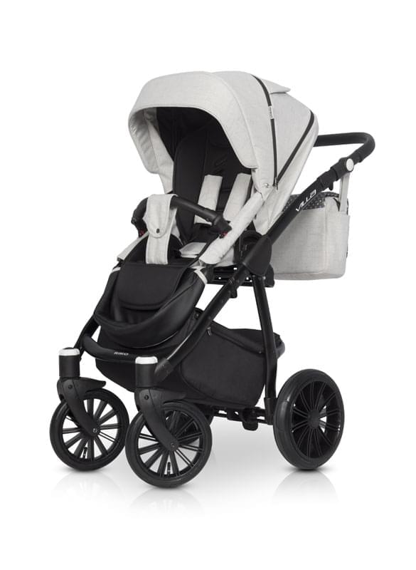 Коляска 3 в 1 Riko Villa 01 серый