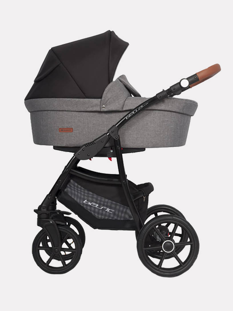 Коляска 2 в 1 Riko Basic Bella Lux 01 темно-серый