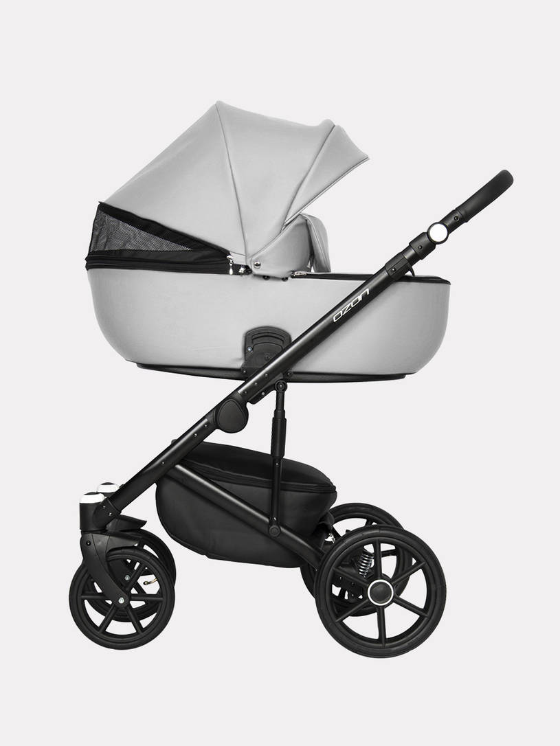 Коляска 2 в 1 Riko Basic Ozon 05 светло-серый