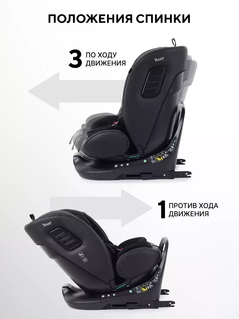 Автокресло Rant Skyline Pro Isofix (40-150 см) Black