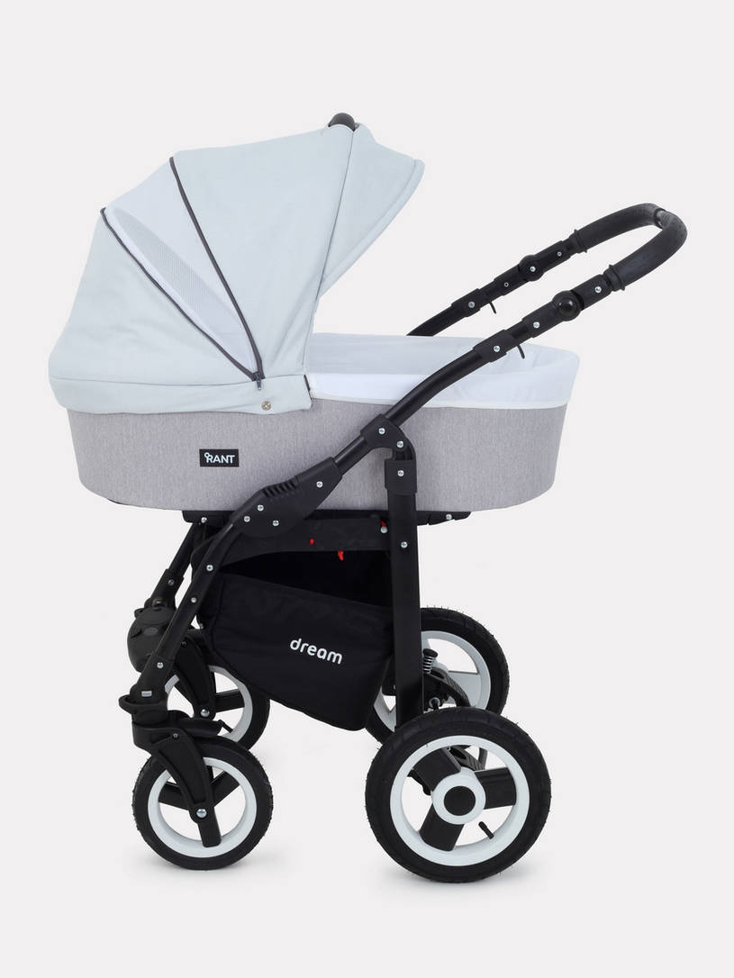 Коляска 2 в 1 Rant Dream 02 светло-серый