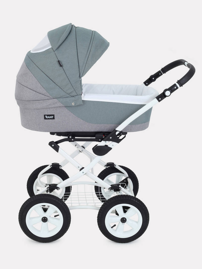 Коляска 2 в 1 Rant Siena Classic 09 серый-зеленый