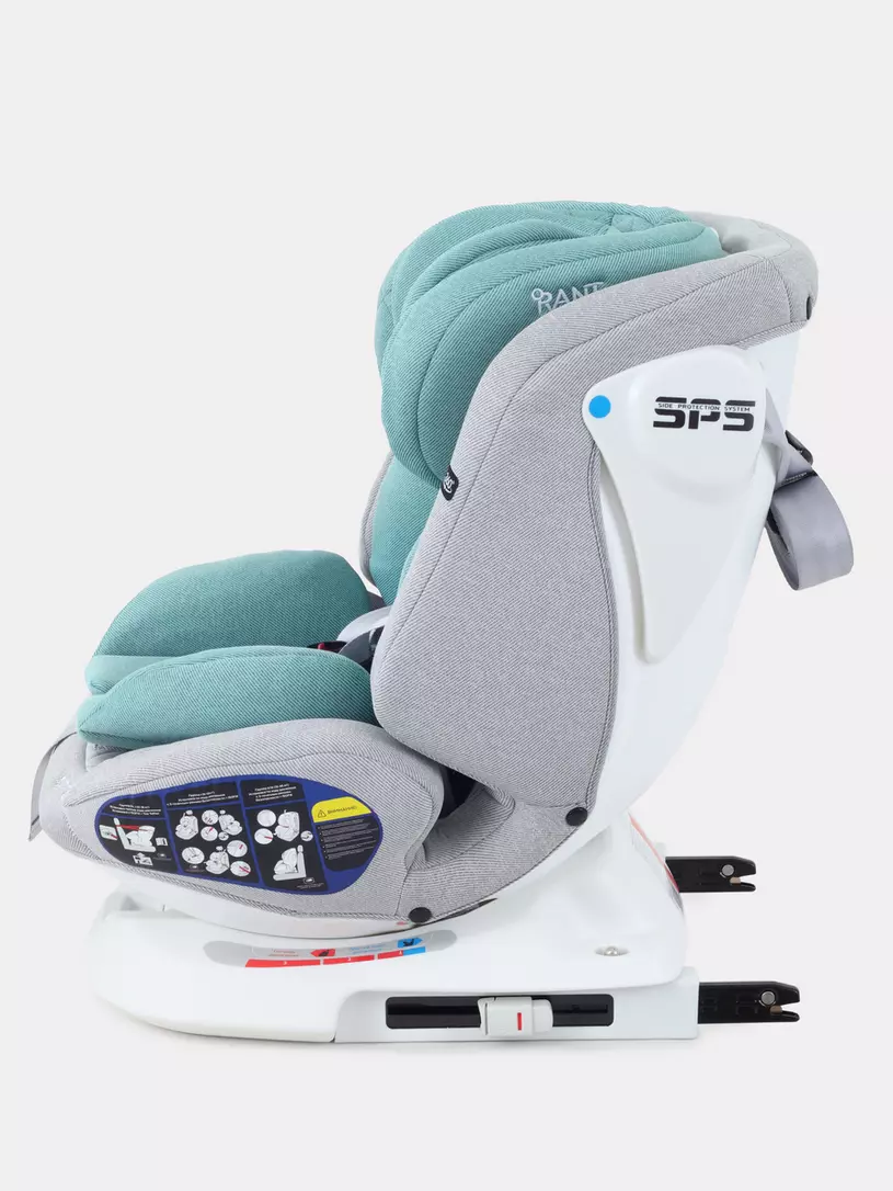 Автокресло Rant Nitro 0/1/2/3 (0-36 кг) Grey/Mint