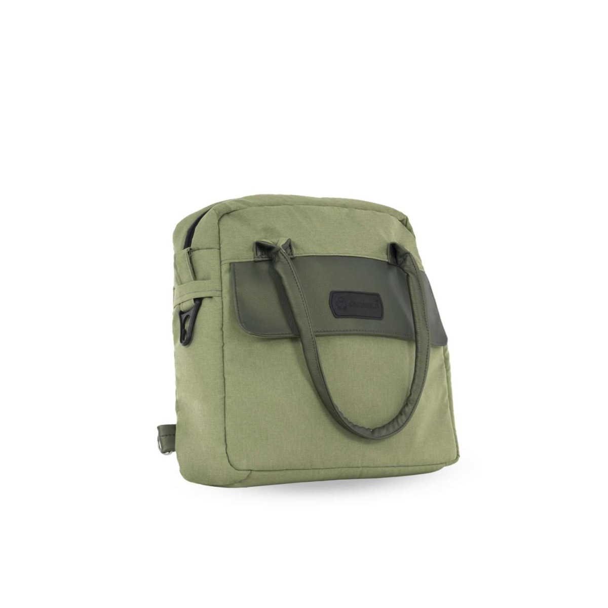 Коляска 2 в 1 Camarelo Ollio, Салатовый меланж / Салатовая эко-кожа (05)