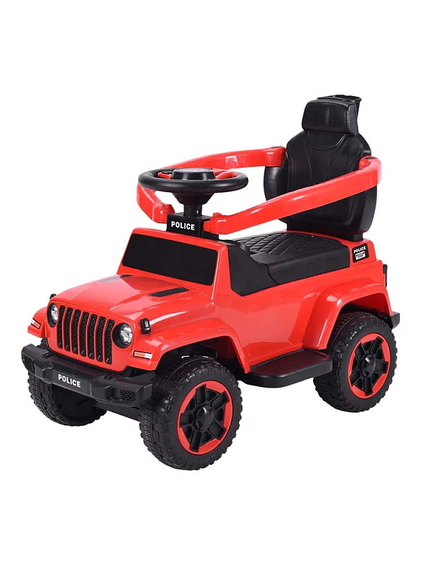 Детская каталка Sevillababy Police 3 в 1 с ручкой BC219 red/красный