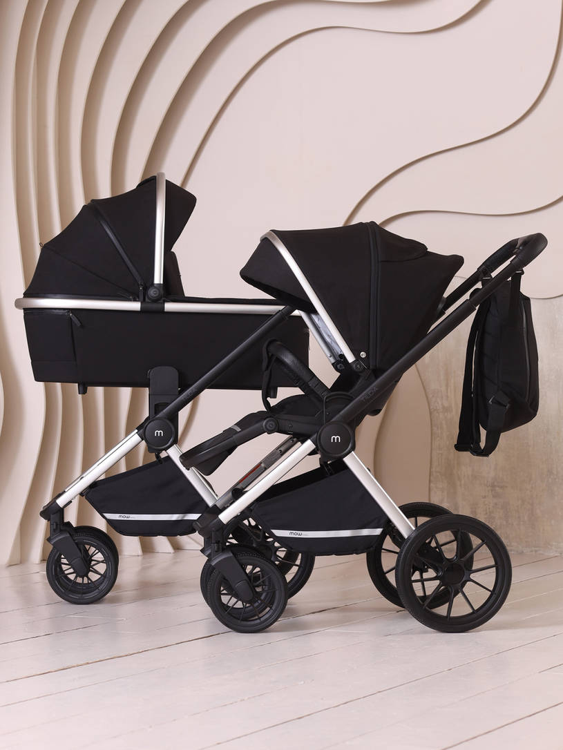 Коляска 2 в 1 Mowbaby Tilda Black
