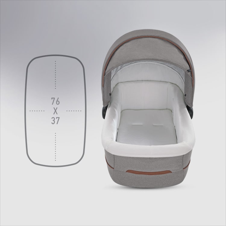 Коляска Sofia System Duo 2 в 1 на шасси Ergo Bike (AA15K6SDG + AE15H6100), цвет SIDERAL GREY