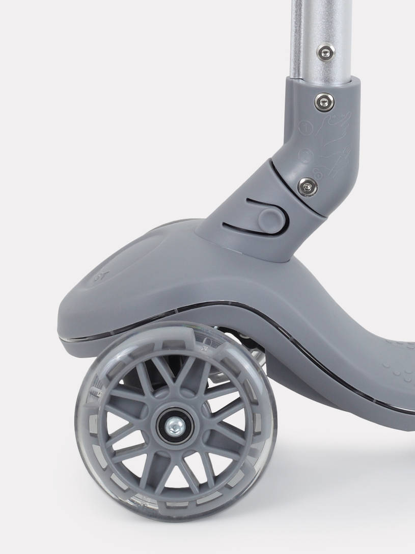 Самокат 3-х колесный Rant Beast Grey