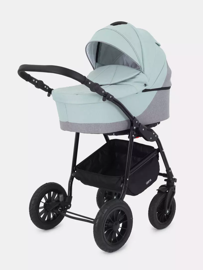 Коляска 3 в 1 Rant Siena 2024 10 серый-ментоловый