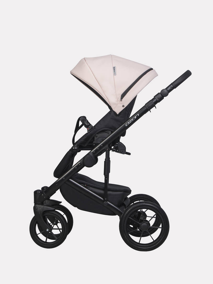 Коляска 3 в 1 Riko Basic Ozon Pastel 01, Розовый