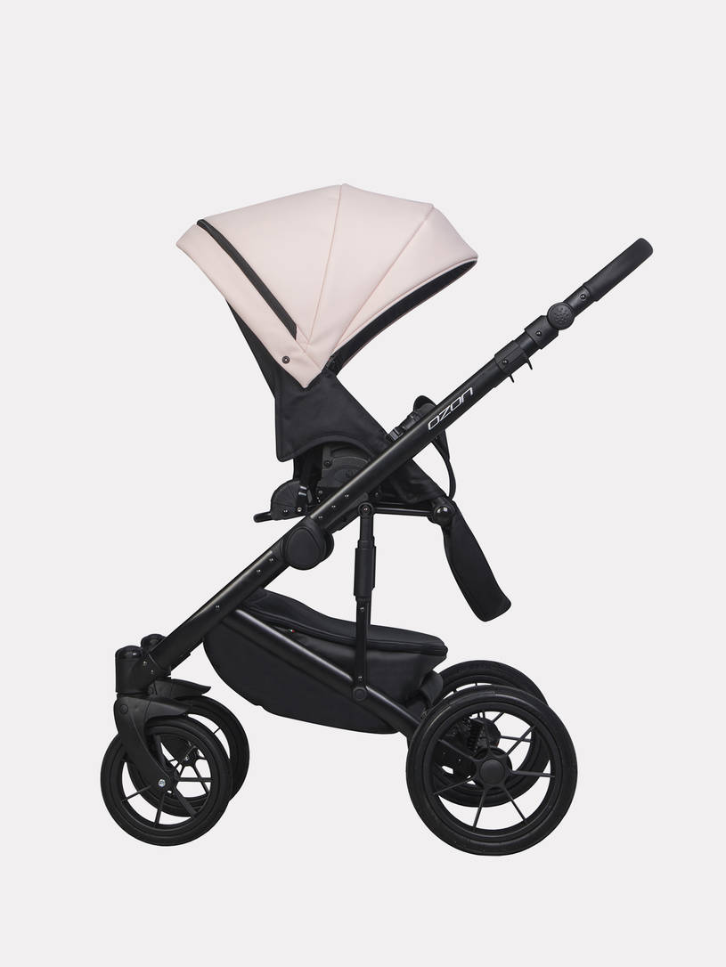 Коляска 3 в 1 Riko Basic Ozon Pastel 01, Розовый