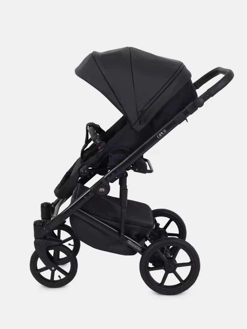 Коляска 3 в 1 Mowbaby Opus Midnight black, Черный