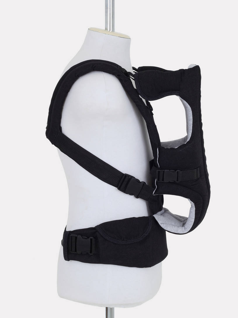 Рюкзак-кенгуру Топотушки Деним стежка черный