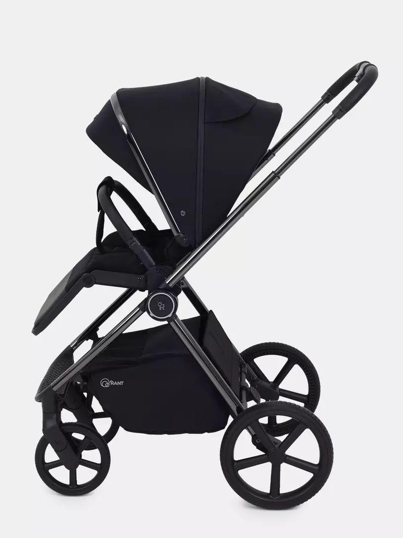 Коляска 2 в 1 Rant Teo Black Chrome Black