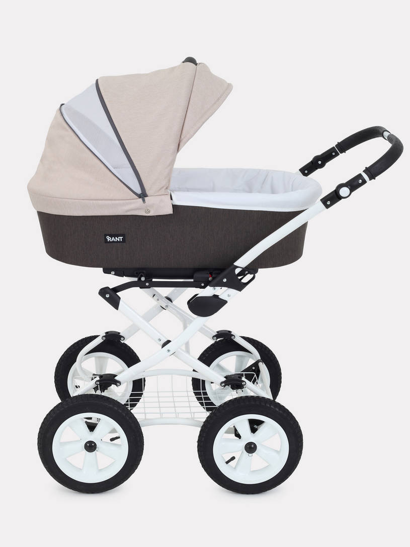 Коляска 2 в 1 Rant Dream Classic 05 коричневый-бежевый