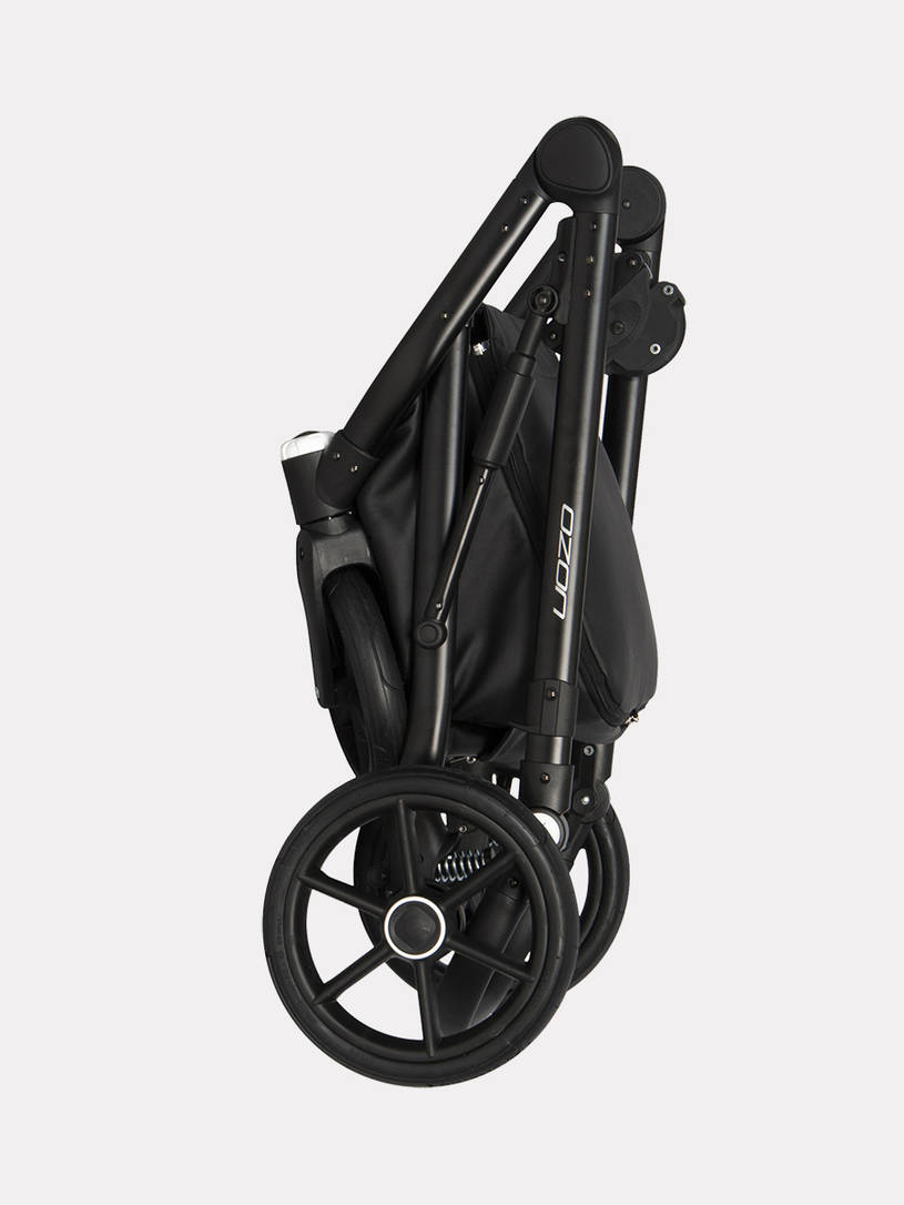 Коляска 2 в 1 Riko Basic Ozon Shine Prestige 05 серо-зеленый