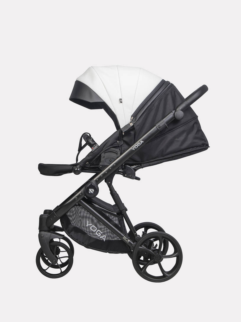 Коляска 3 в 1 Riko Basic Yoga Ecco 11 White, Белый