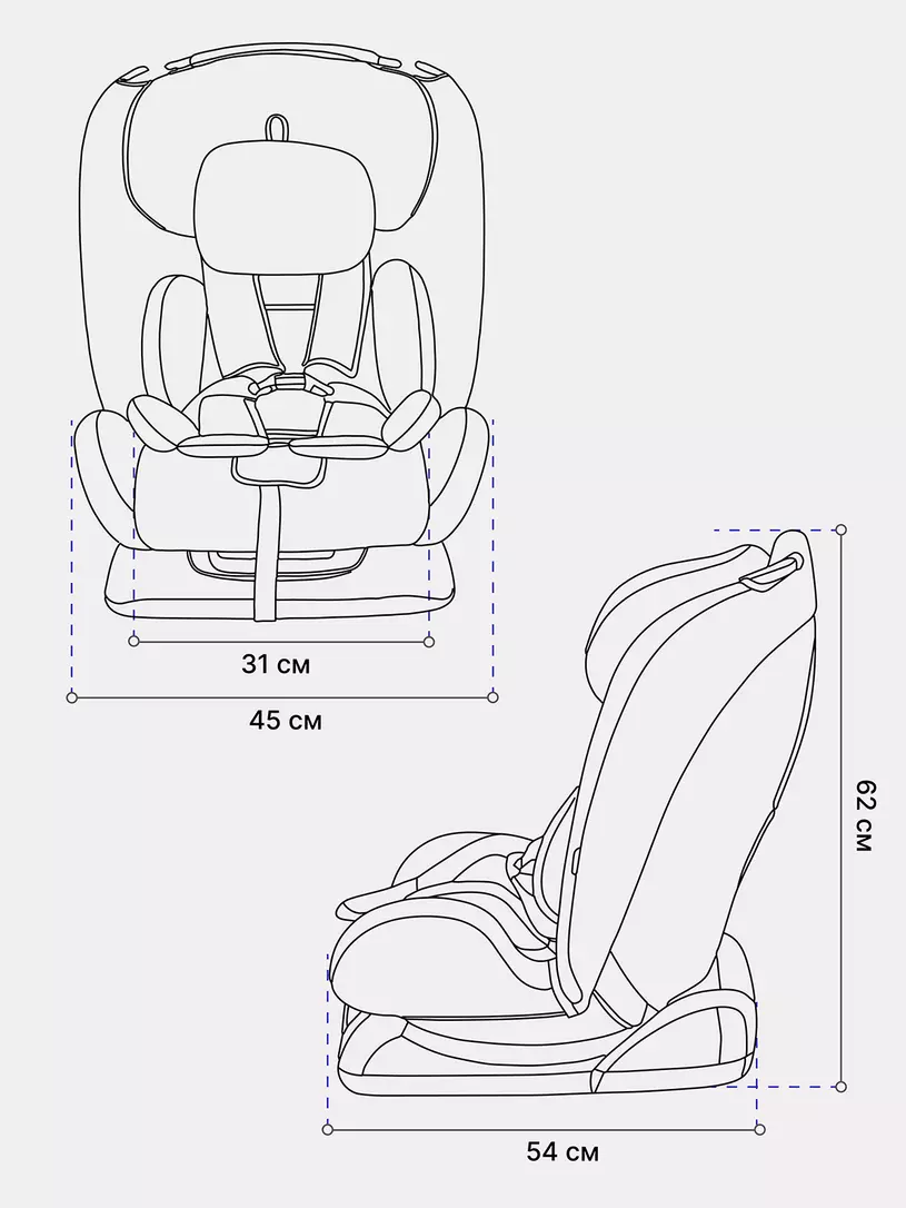 Автокресло Rant Basic Unity Next группа 0+/1/2/3 (0-36 кг) Beige