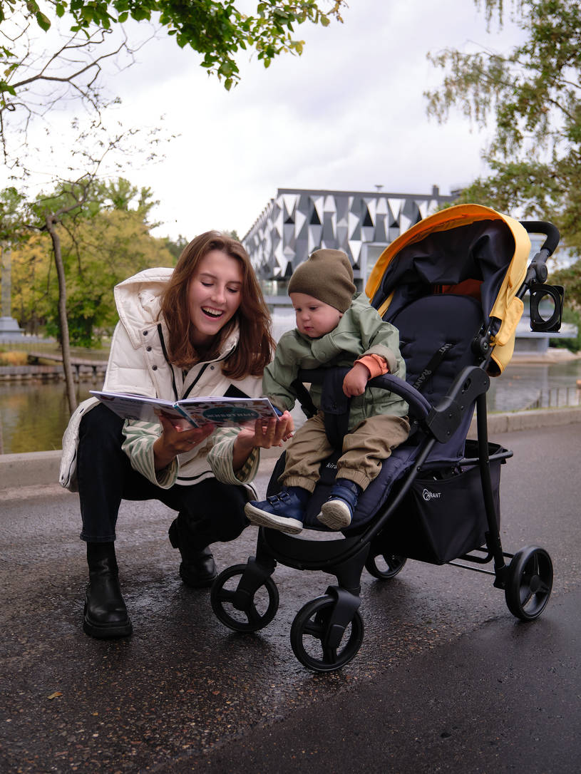 Коляска прогулочная Rant Basic Kira Yellow