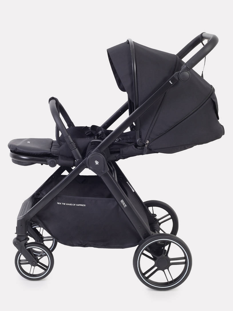 Коляска 2 в 1 Rant Basic Wave Black