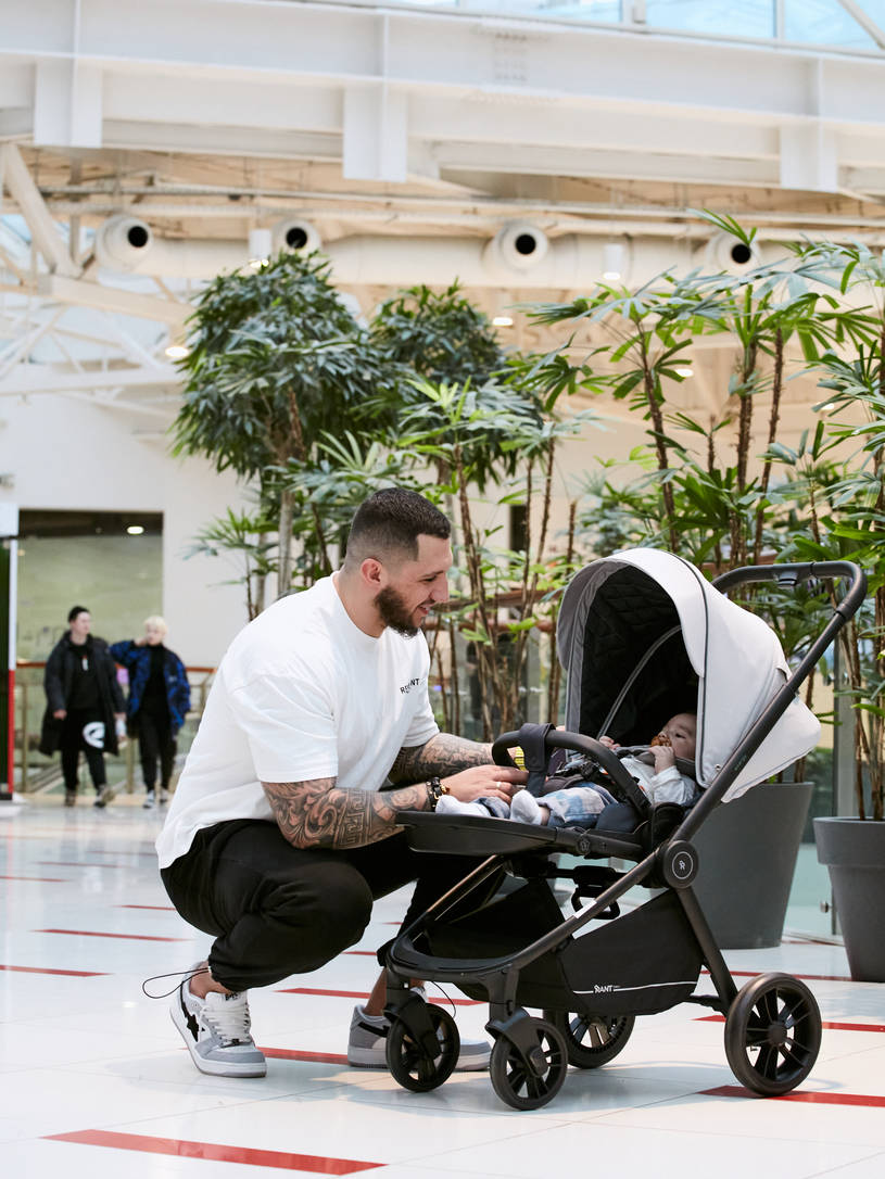 Коляска 3 в 1 Rant Basic Energy Grey