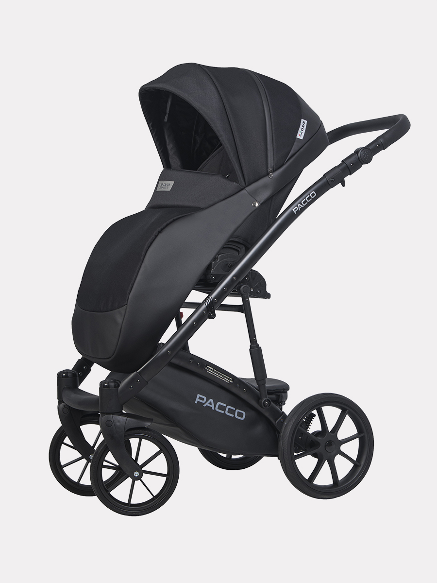 Коляска 3 в 1 RIKO BASIC PACCO 09 Black